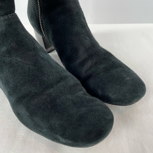 Tory Burch Suede Riding Boots in Black Size 10 - Picture 6 of 16
